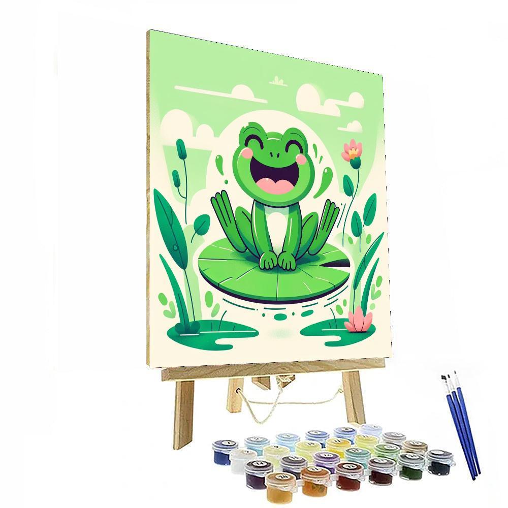 Fun Loving Frog Numbered Painting Kits