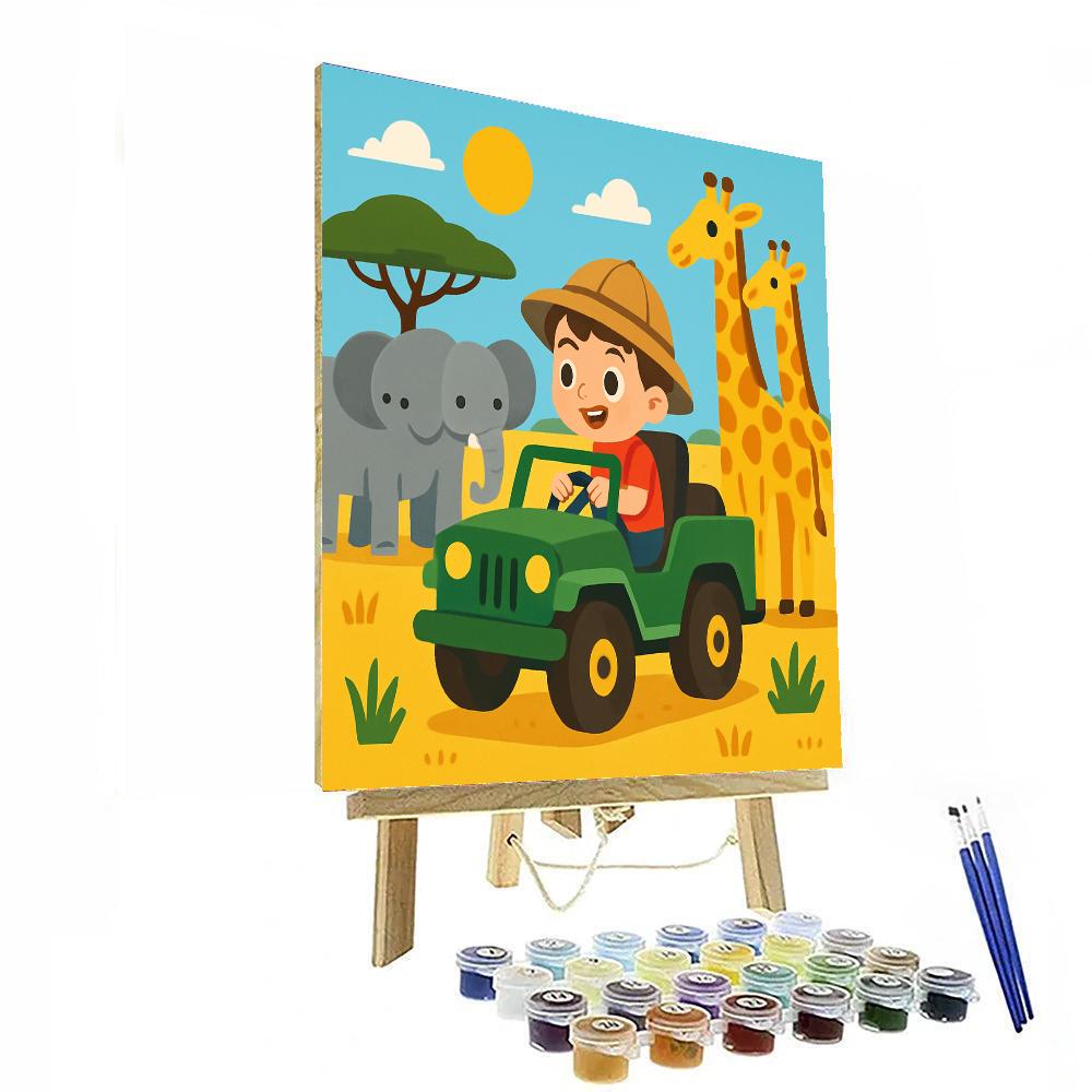 Safari Of The Savanna Paint By Numbers