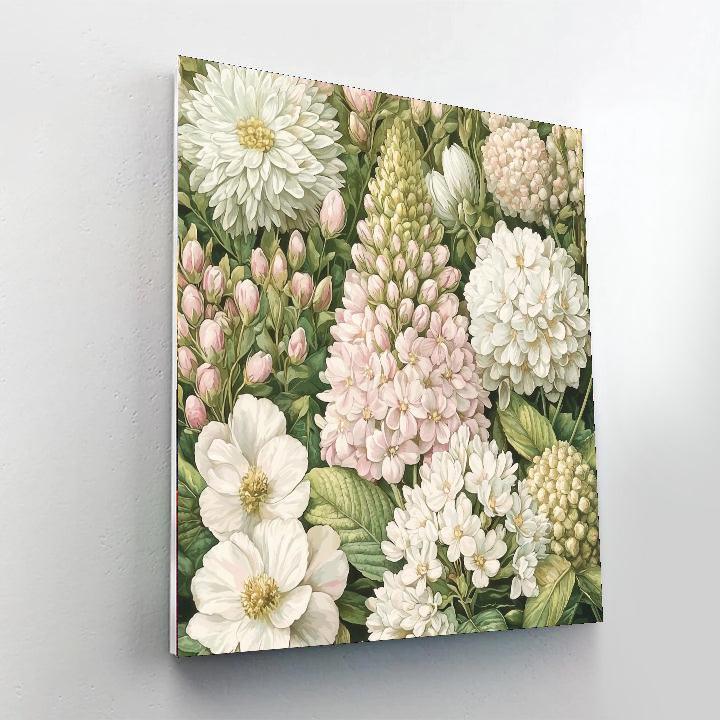 Pierre-Joseph Redouté Inspired Botanical Wonders  Painting By Numbers Kit