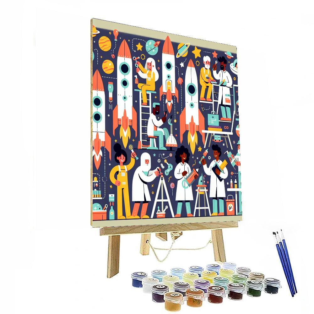Rocket Builders Paint By Number