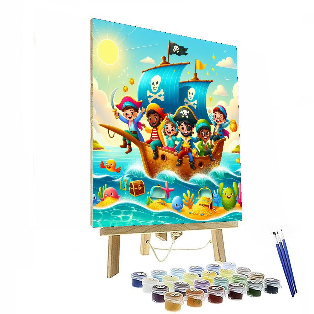 Fun Pirate Adventure Paint By Numbers