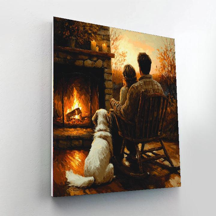 In The Comfort Of Love Number Painting