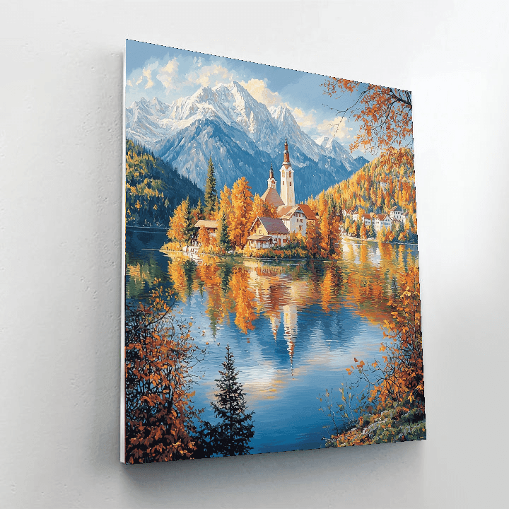Lake Bled's Island Paint By Numbers Kits