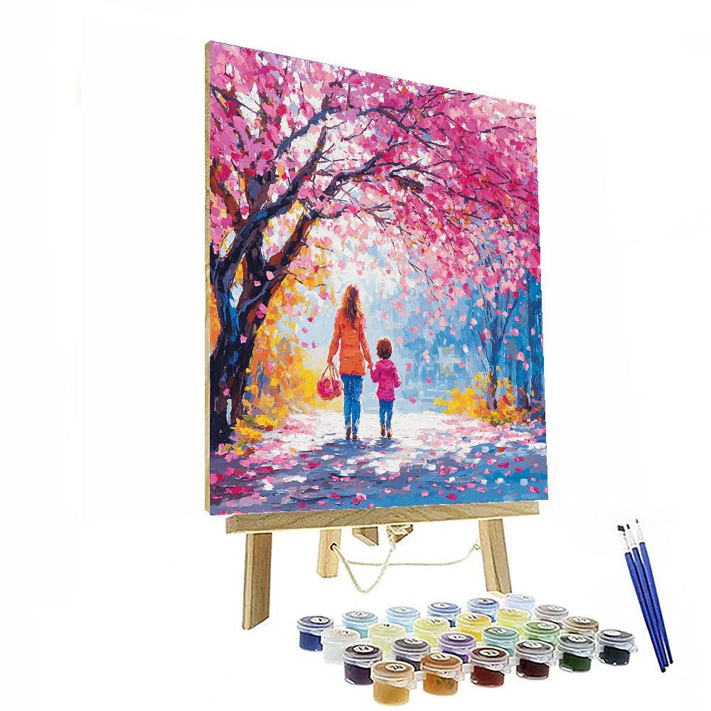 Sweet Spring Stroll Paint By Number