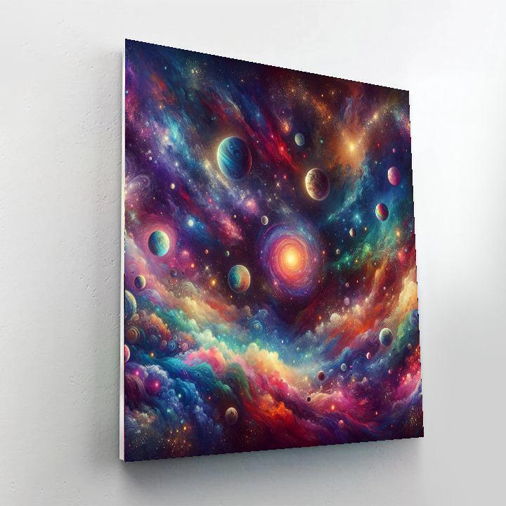 Ethereal Cosmic Dreams Numbered Painting Kits