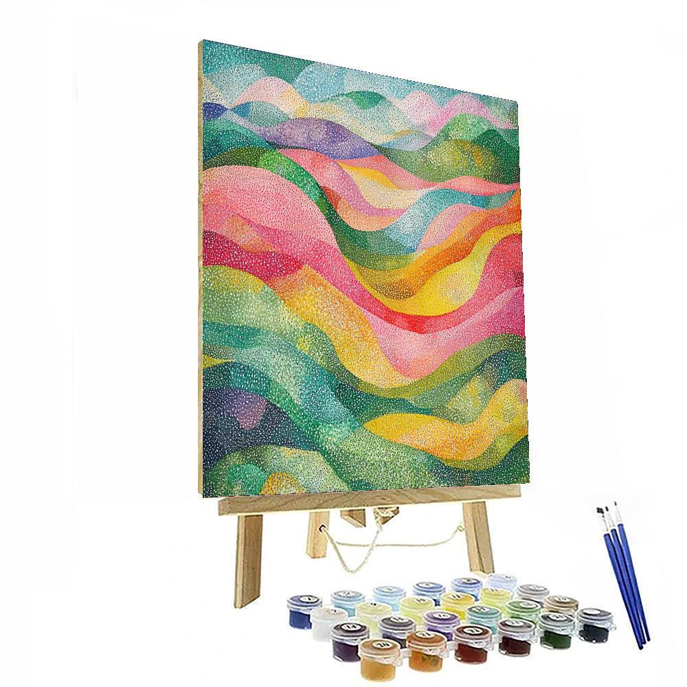 Georges Seurat Inspired Rippling Colors  Numbered Painting Kits