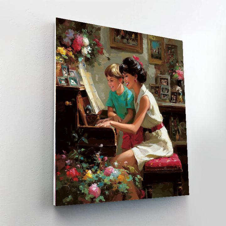 Love's Sweet Serenade DIY Paint By Numbers