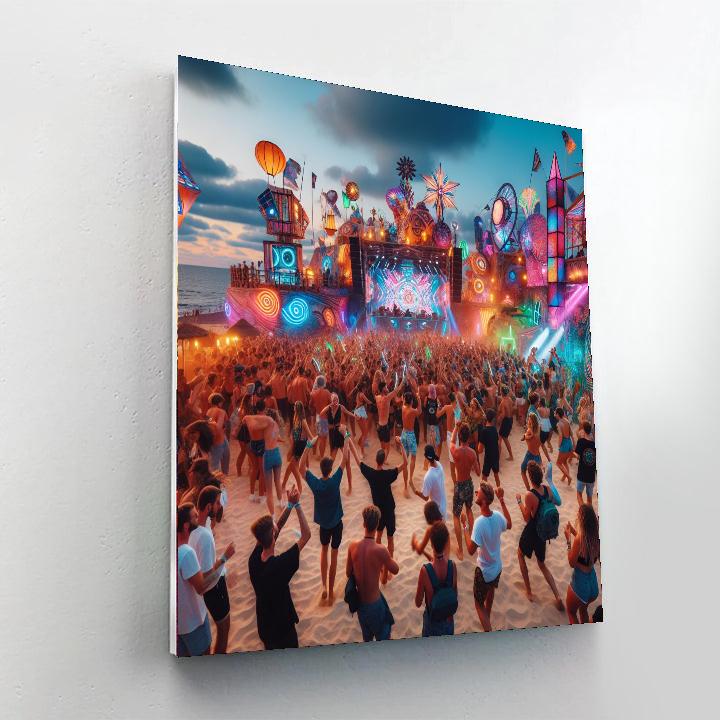 Kazantip Festival - Ukraine Number Painting