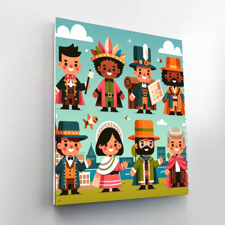 Heroes Of History Paint By Numbers