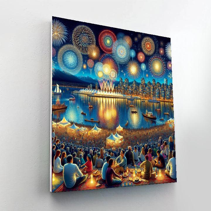 Vancouver Celebration Of Light - Canada Paint By Numbers Art