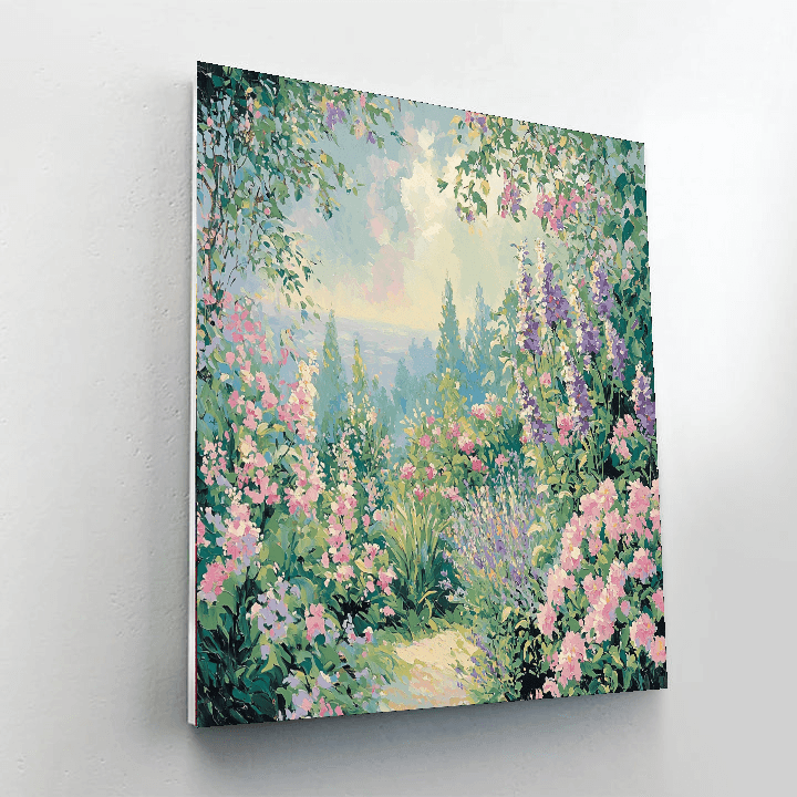 Monet Inspired Enchanting Garden  Paint By Number
