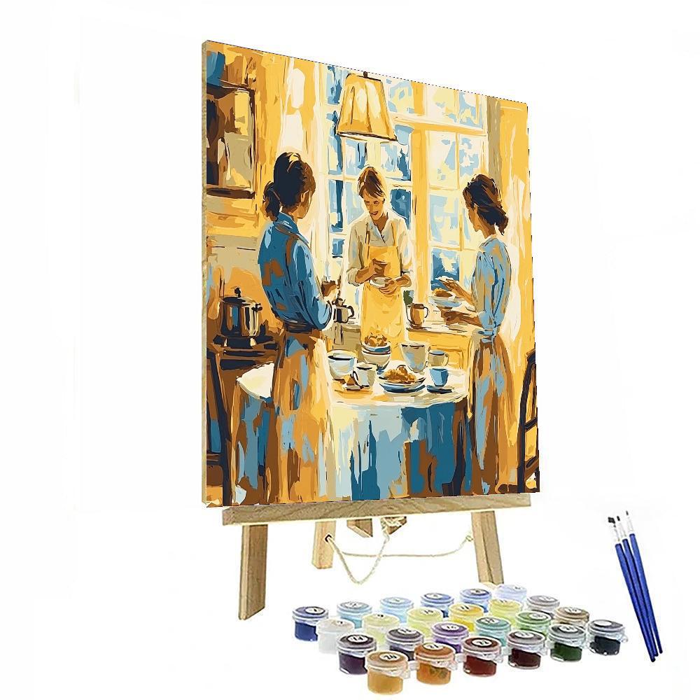 Mother's Morning Routine Paint By Number