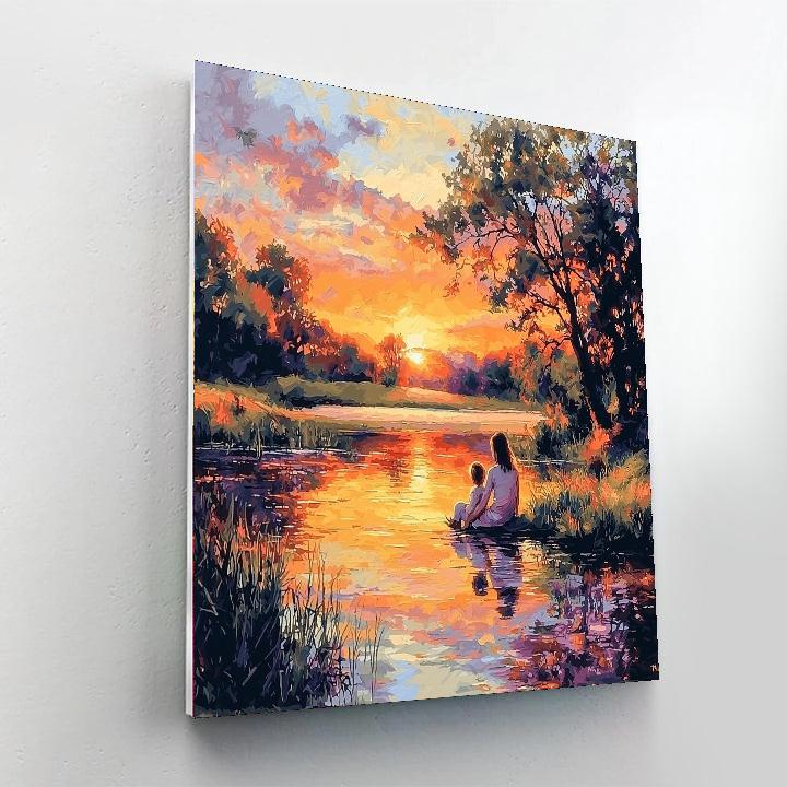 Sunset Moments Number Painting