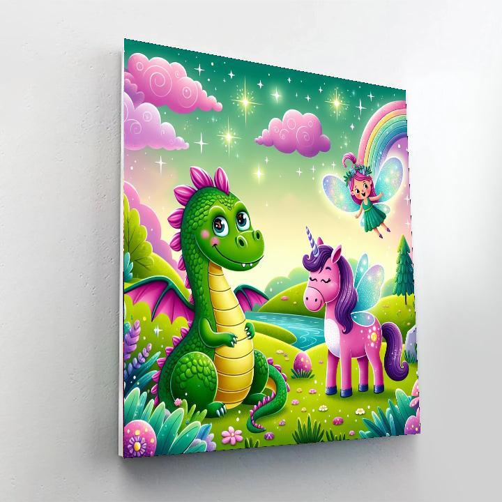 Mystical Land Paint By Numbers Art