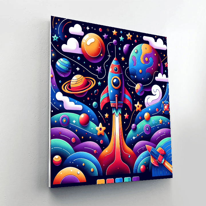 Space Adventures Paint By Numbers