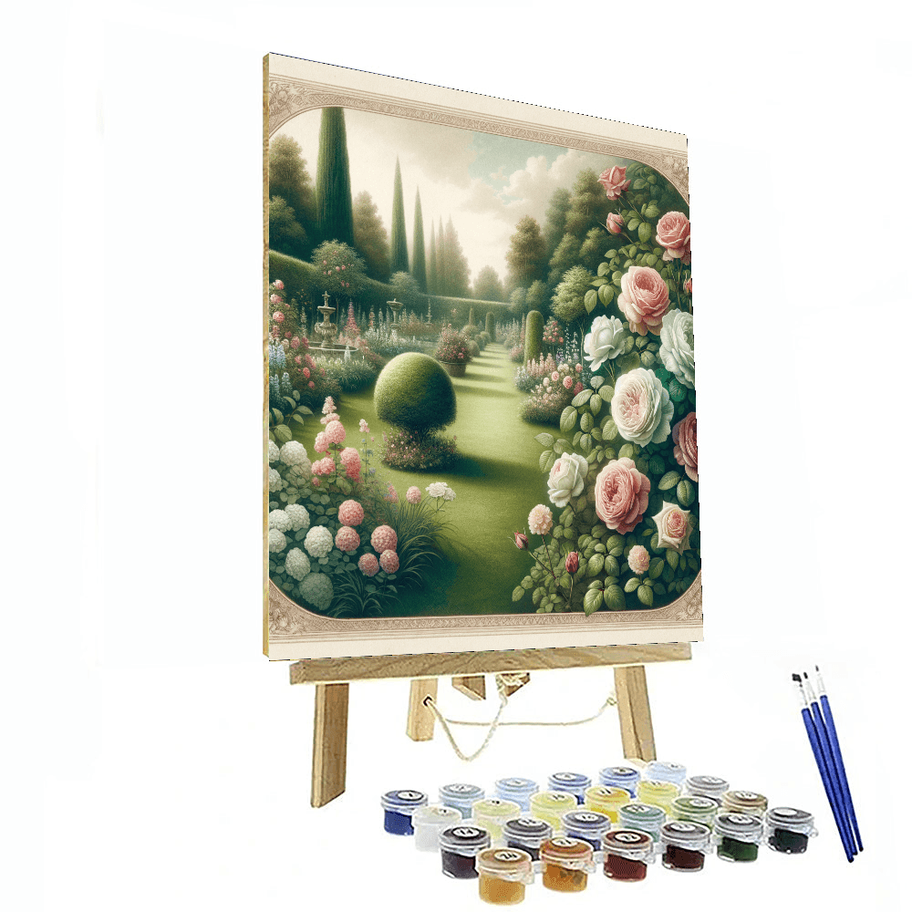 Victorian Garden Afternoon Paint By Color