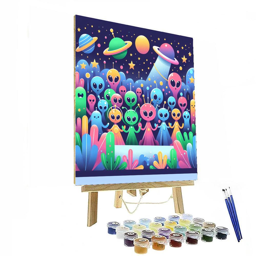 Galactic Garden Gala Paint By Color