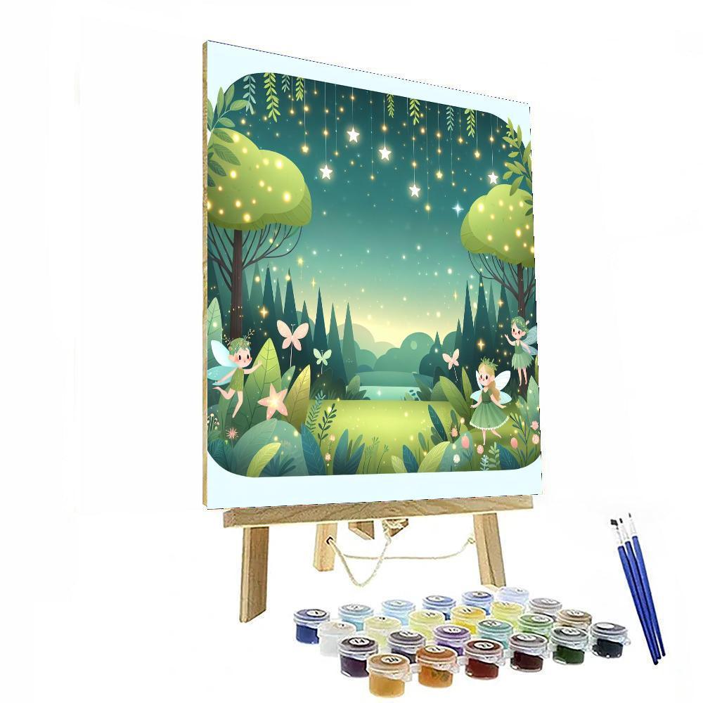 Mystical Forest Of Fairies Paint By Numbers Kits