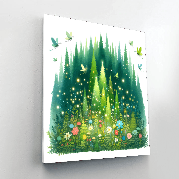 Magic Forest Fairies Paint By Numbers