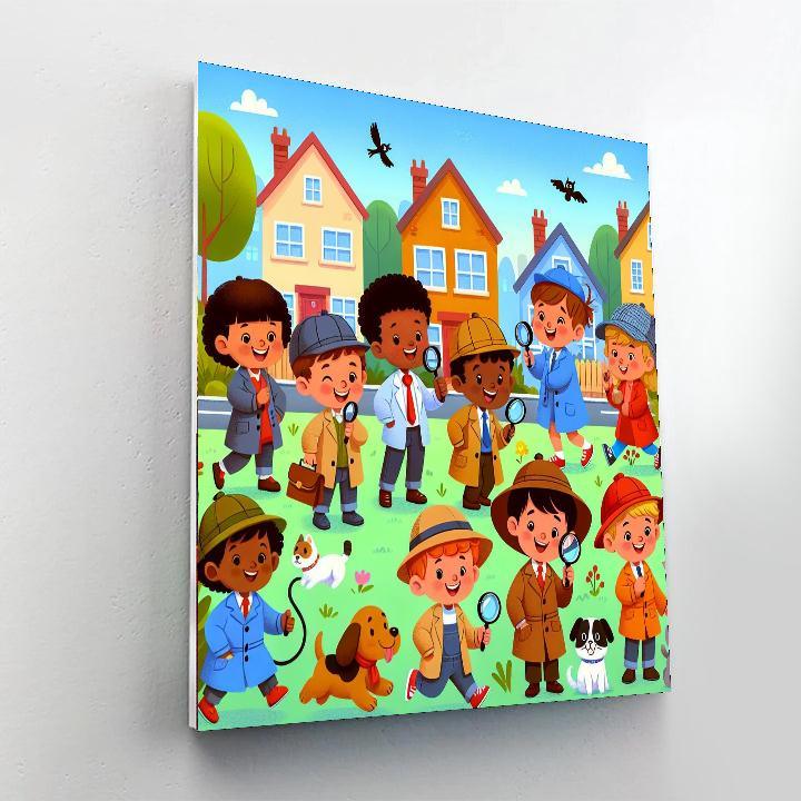 Daring Detectives Painting By Numbers Kit