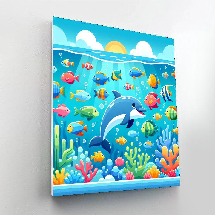 Ocean Life Wonders Paint By Color