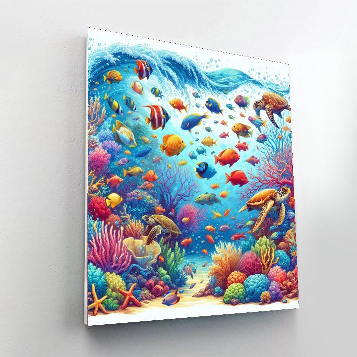 Charming Under The Sea Adventure Paint By Number
