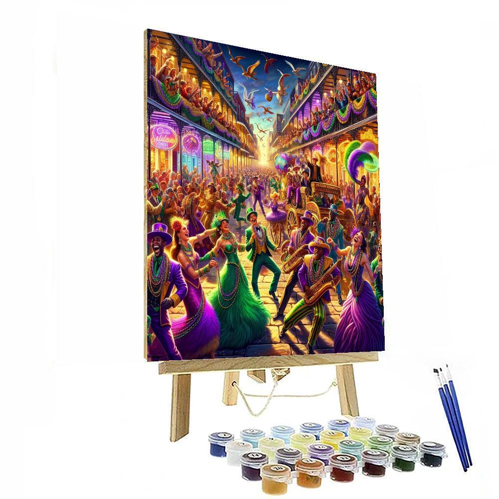 New Orleans Mardi Gras - New Orleans Numbered Painting Kits