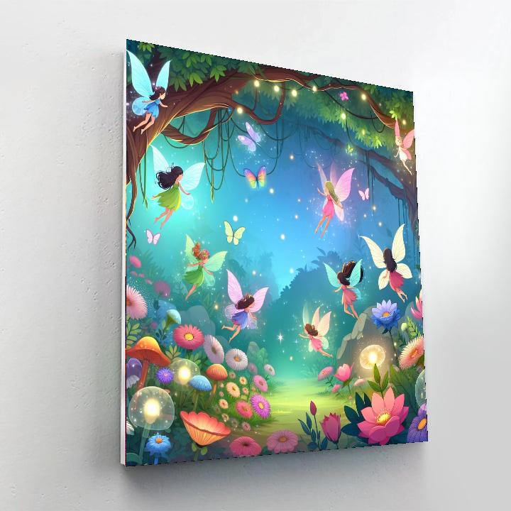 Mystical Fairy Hollow Painting Number Kit