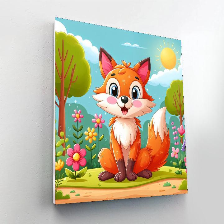 Fabulous Fox Paint By Numbers