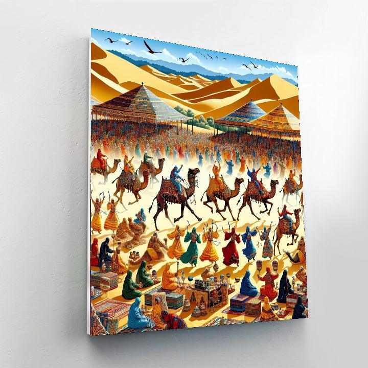 Festival Of The Sahara - Tunisia DIY Paint By Numbers