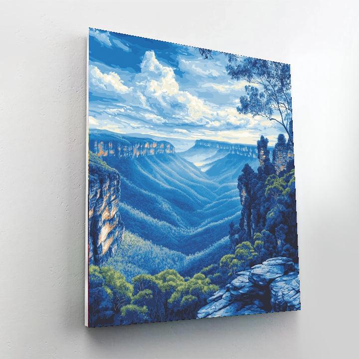 The Blue Mountains Numbered Painting Kits