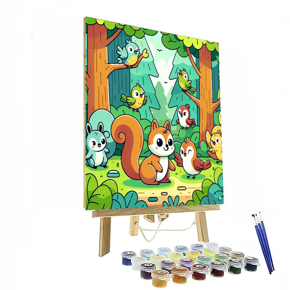 Whimsical Woodland Walk Numbered Painting Kits