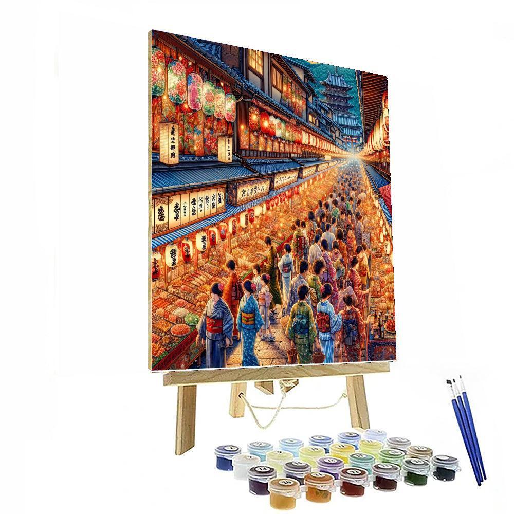 Gion Yatai Festival - Kyoto, Japan Numbered Painting Kits