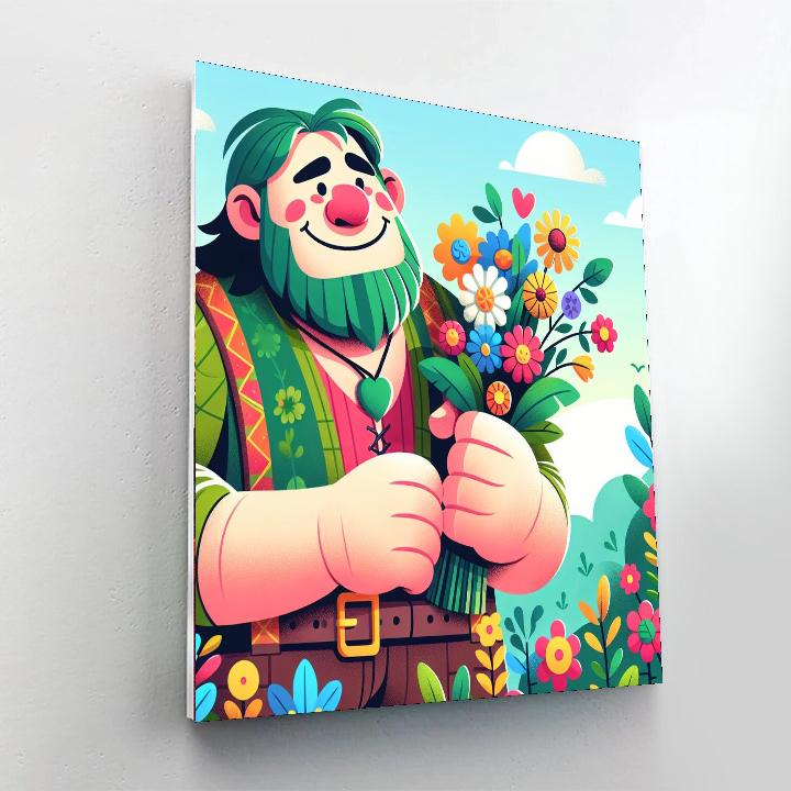 Gigantic Giant DIY Paint By Numbers