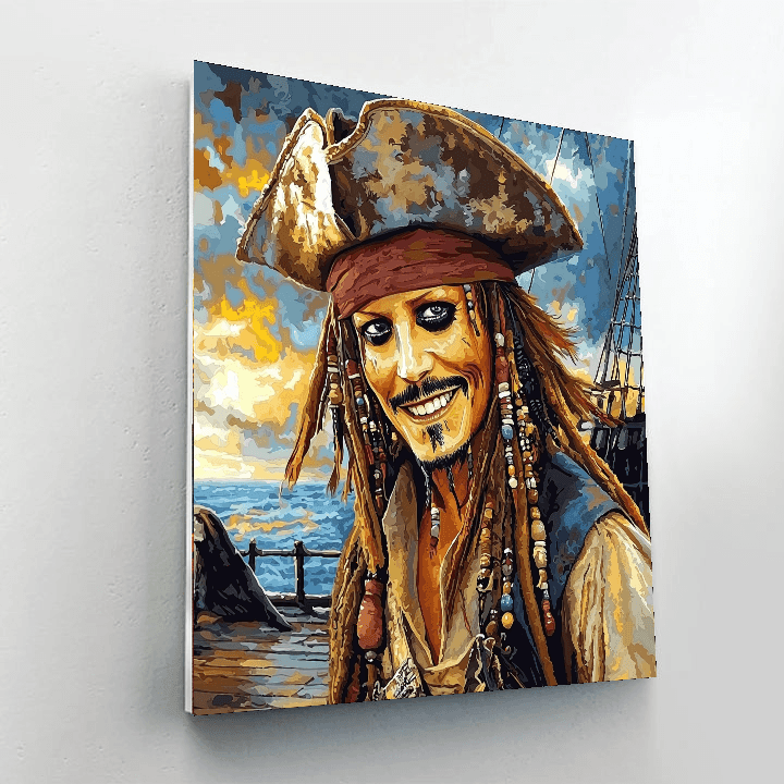 Johnny Depp: Navigating The Depths Of Creative Chaos Paint By Numbers Kits