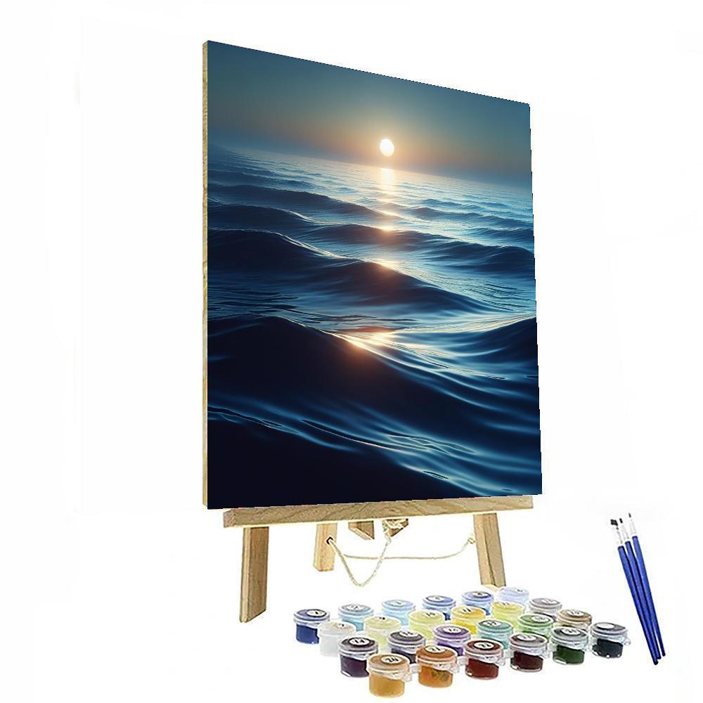 Sapphire Sea Tranquility Paint By Numbers