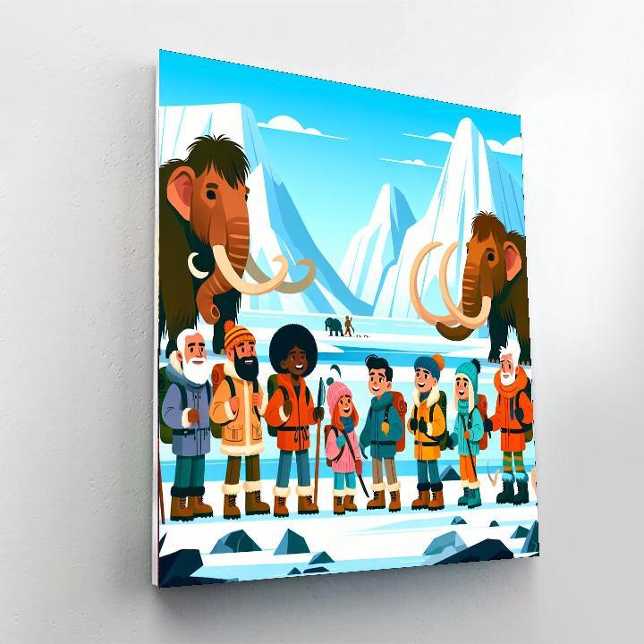 Ice Age Expedition Painting By Numbers Kit