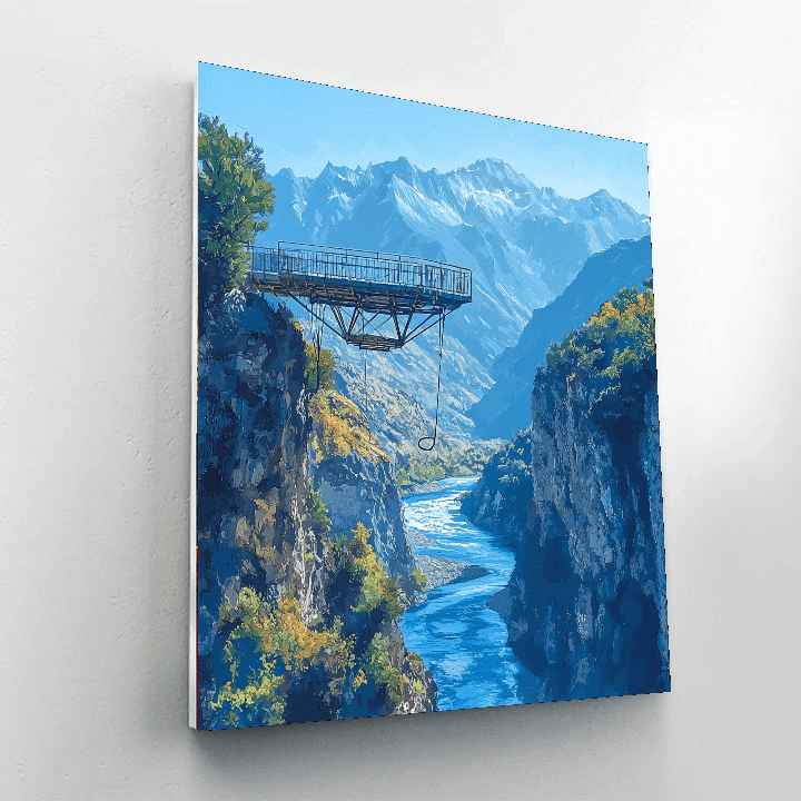 Nevis Bungy Jump - Queenstown Paint By Numbers