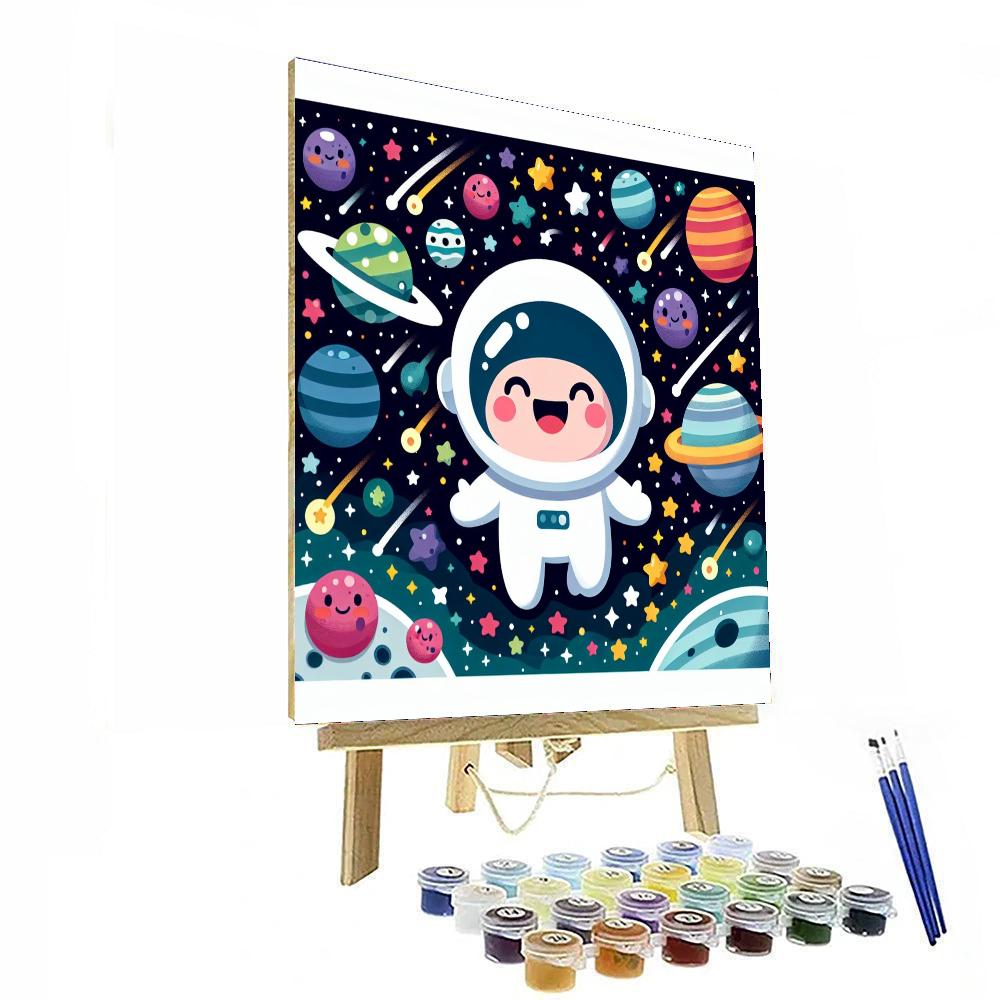 Super Star Astronaut Numbered Painting Kits