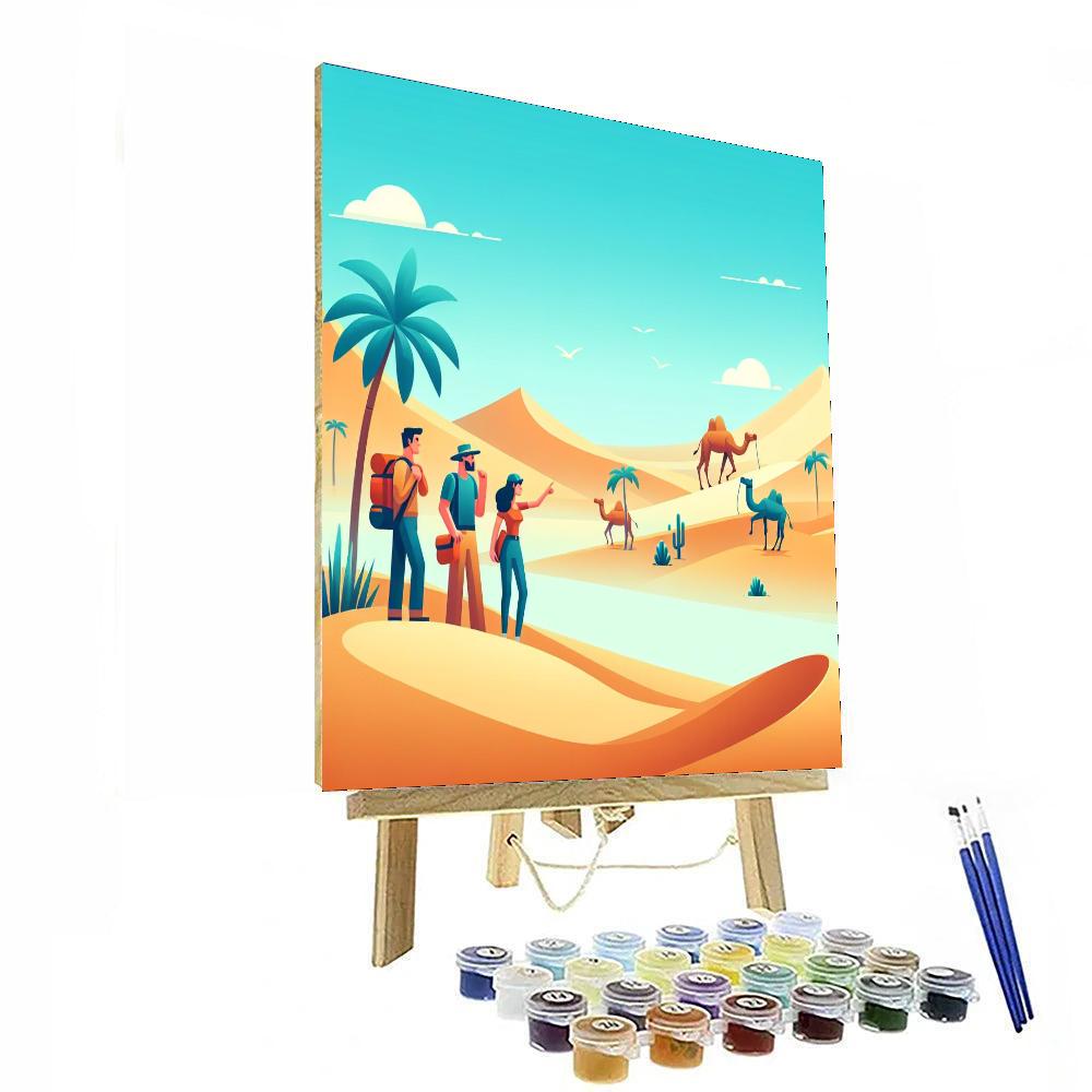 Desert Oasis Expedition DIY Paint By Numbers