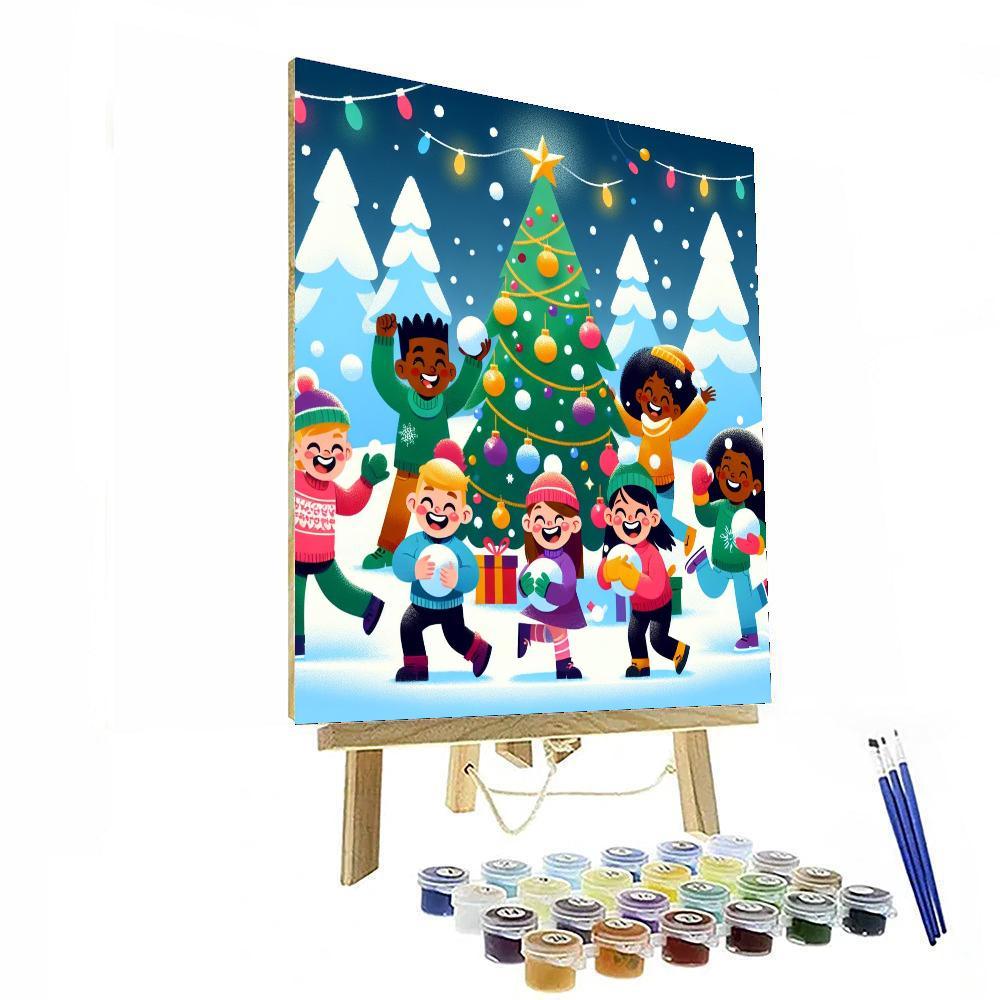 Magical Christmas Celebration Paint By Numbers