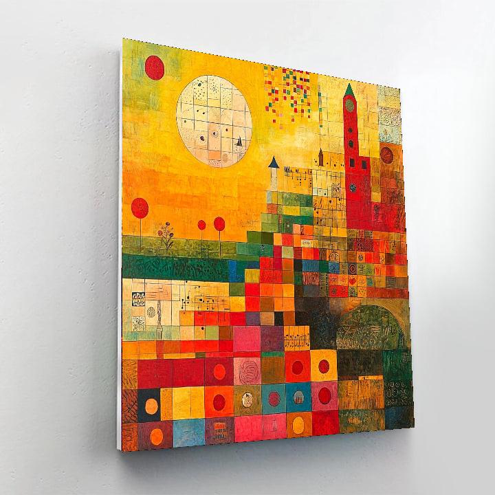 Paul Klee Inspired Melody Of Color  Paint By Number