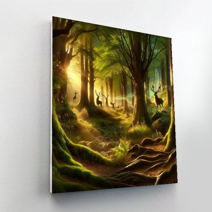 Enchanted Woodland Realm Numbered Painting Kits