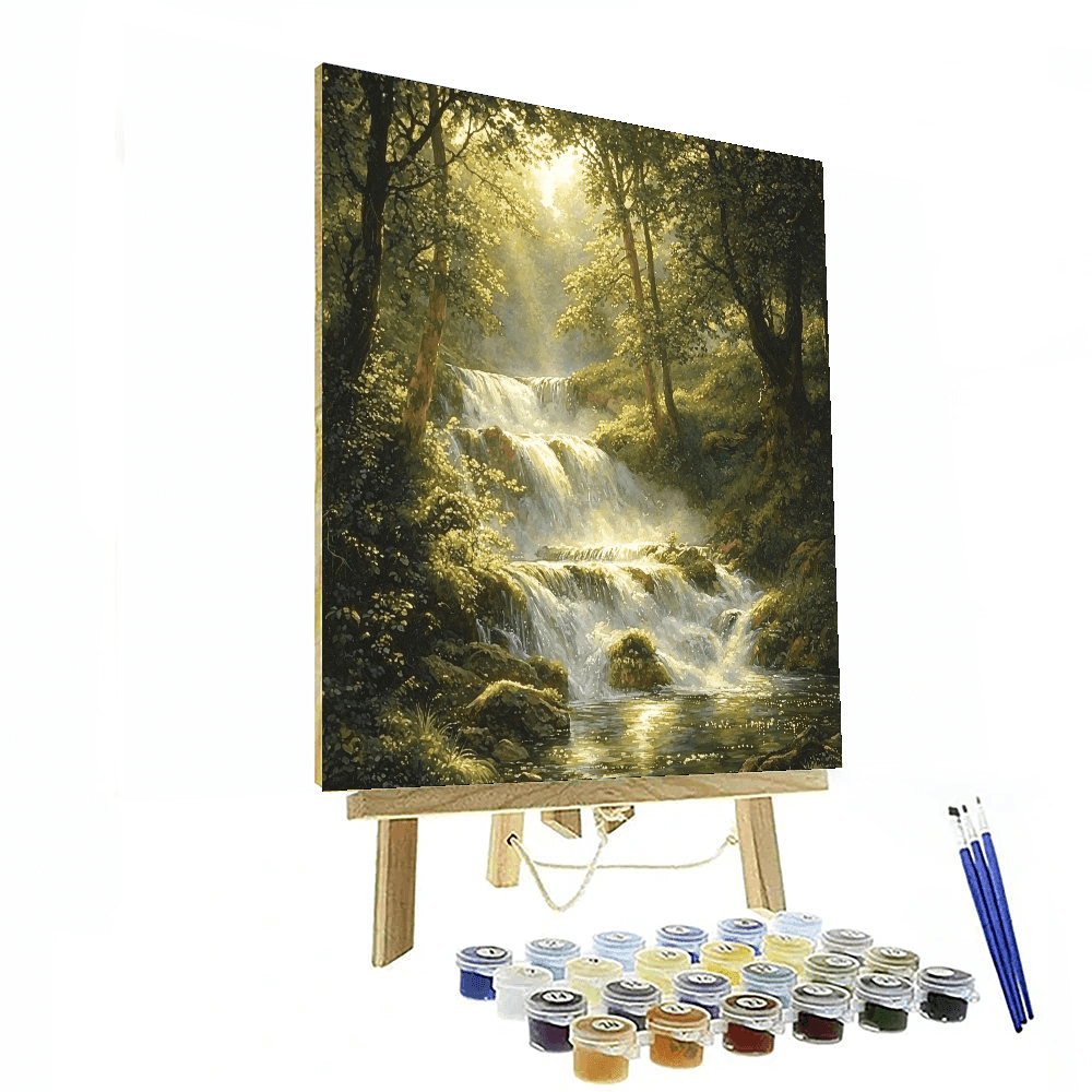 John William Waterhouse Inspired Mystical Waterfalls  Paint By Numbers