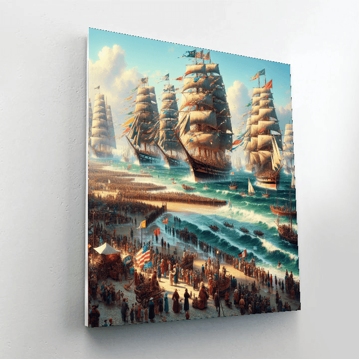 Tall Ships Races DIY Paint By Numbers