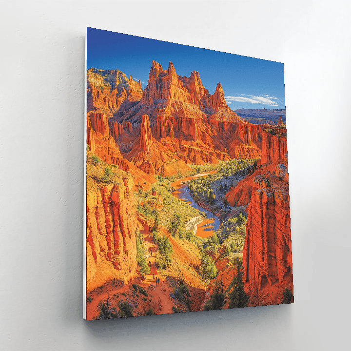 Charyn Canyon - Kazakhstan Paint By Numbers Kits