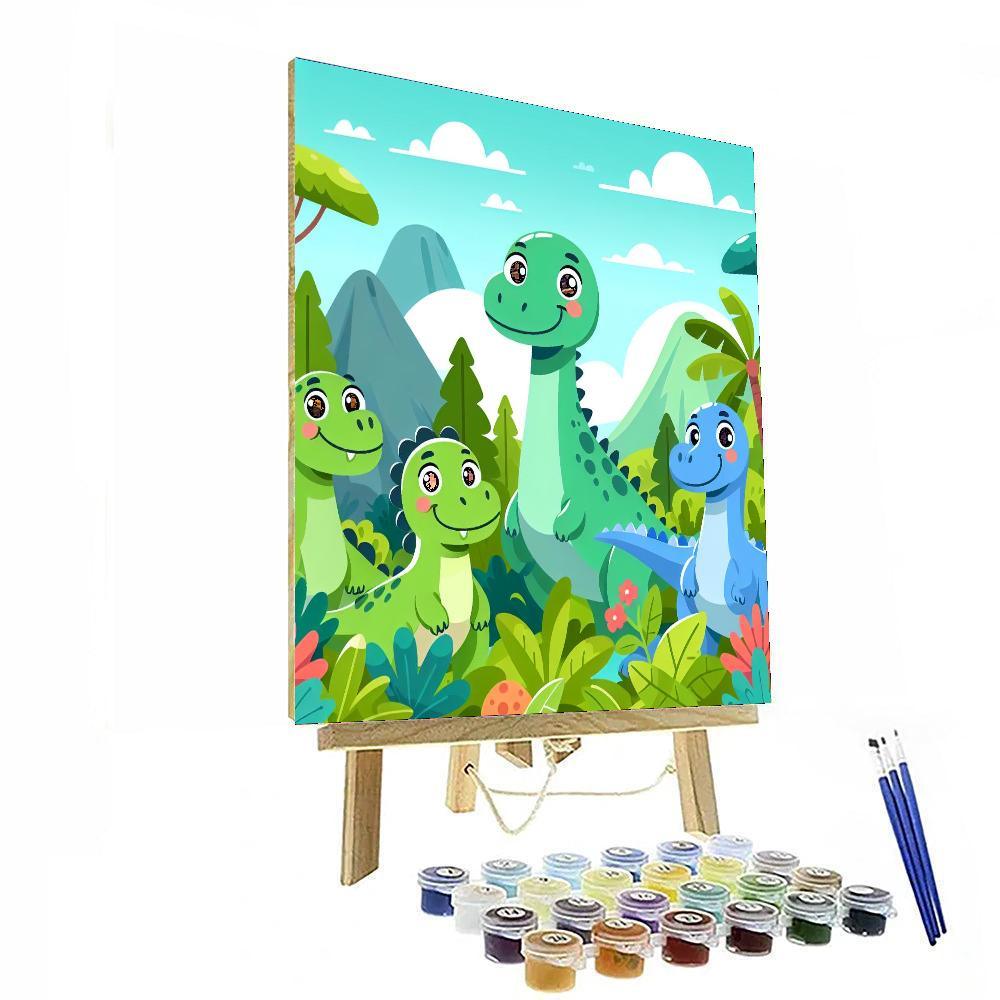 Dino Delight Paint By Color