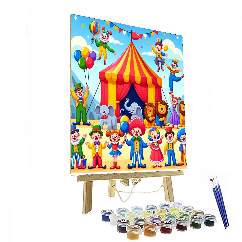 Fun Fair Circus Paint By Number