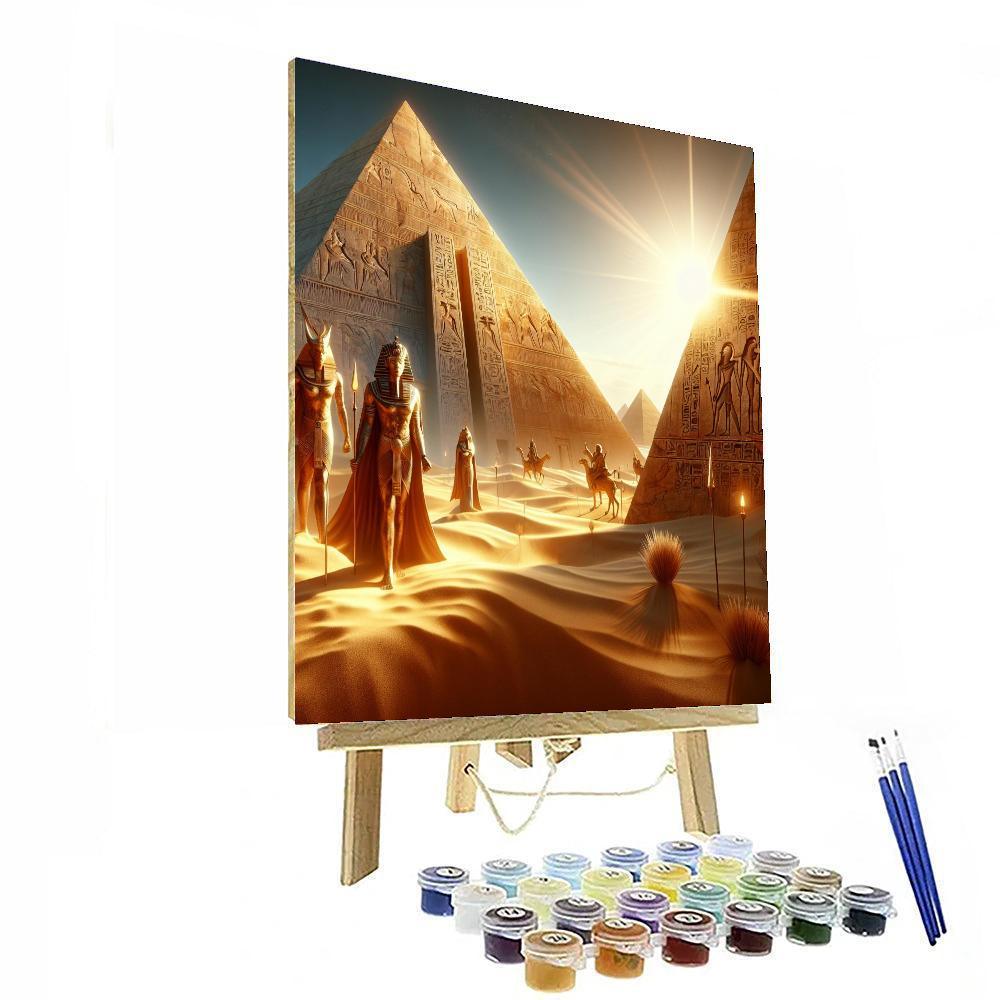 Regal Egyptian Wonders - DIY Painting By Numbers Kit – Artistry Rack