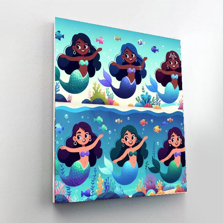 Underwater Fairy Tales Painting Number Kit